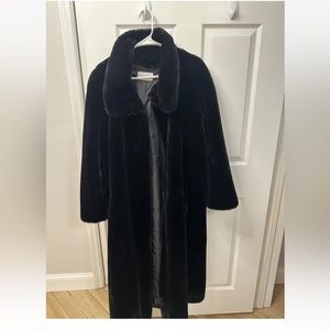 pamela mccoy black long jacket